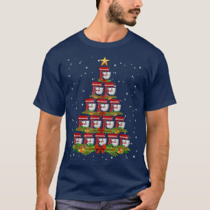 T-shirt Pâtisserie amusante Boulanger de Noël Arbre de bis