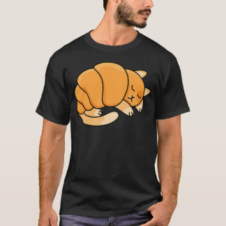T-shirt Pâtisserie Chat Mignon Croissant Animal Punition A