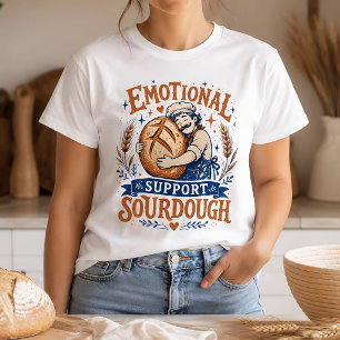 T-shirt Pâtissier de pain au levain de soutien émotionnel