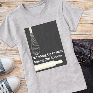 T-shirt Pâtissier Moderne Boulangerie Cuisine Inspirante