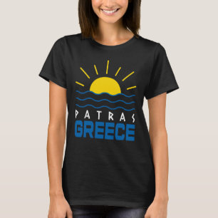 T-shirt Patras Grèce Soleil et mer Waves femmes