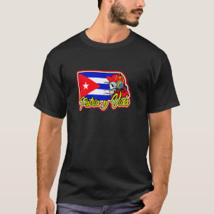 T-shirt Patria Y Vida, Drapeau de Cuba, Crâne cubain, Cuba