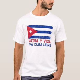 T-shirt Patria y Vida Viva Cuba Libre