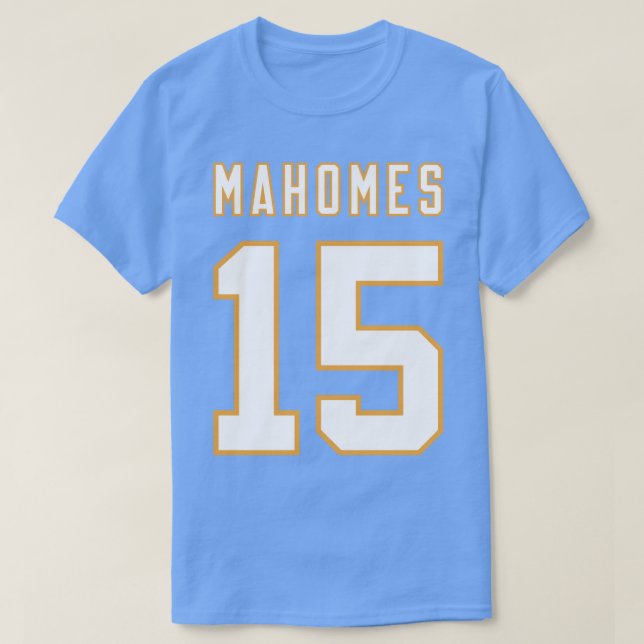 T-SHIRT PATRICK MAHOMES 15 1 (Design devant)