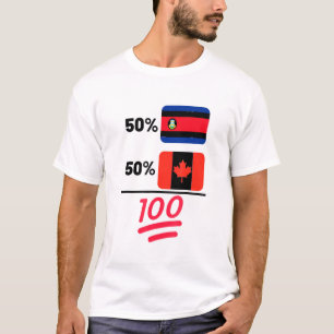 T-shirt Patrimoine canadien plus costaricien