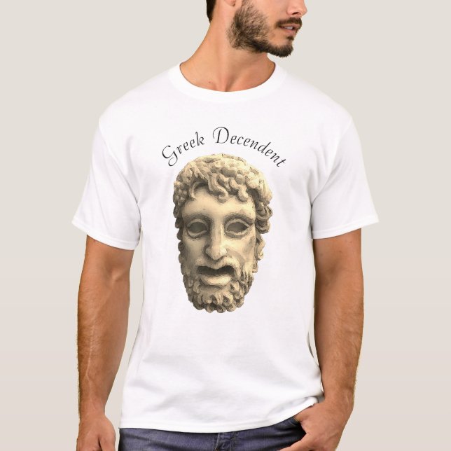 T-shirt Patrimoine Décesseur Grec Prométhée Mythologie (Devant)
