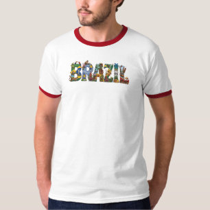 T-shirt Patrimoine du Brésil, Samba, Forêt tropicale, Foot