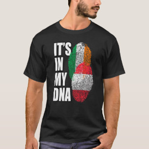T-shirt Patrimoine Du Drapeau D'ADN Mélangé Autrichien Et