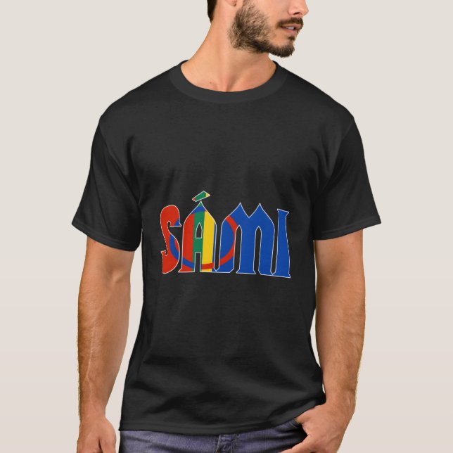 T-shirt Patrimoine Sami Ou Sami Finlande Suède Norvège (Devant)