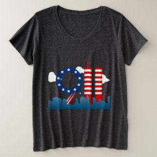 T-shirt Patriot 9-11 Jour Plus Taille