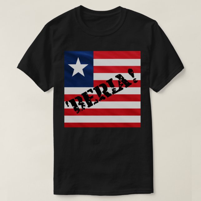 T-SHIRT PATRIOT DRAPEAU ROUGE BLANC ET BLEU (Design devant)