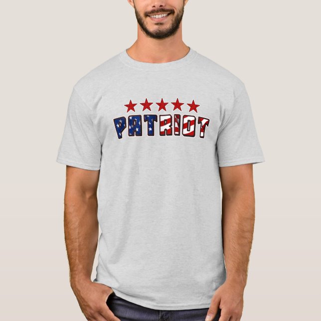 T-SHIRT PATRIOTE (Devant)