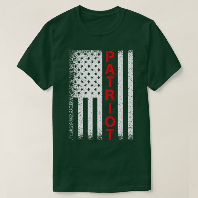 T-shirt Patriote américain (3) (Design devant)