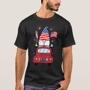 T-shirt Patriote Américain Fière 4 juillet Indépendant