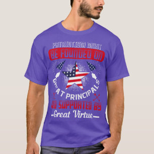 T-shirt Patriote Patriotisme Fondé Sur Les Principaux