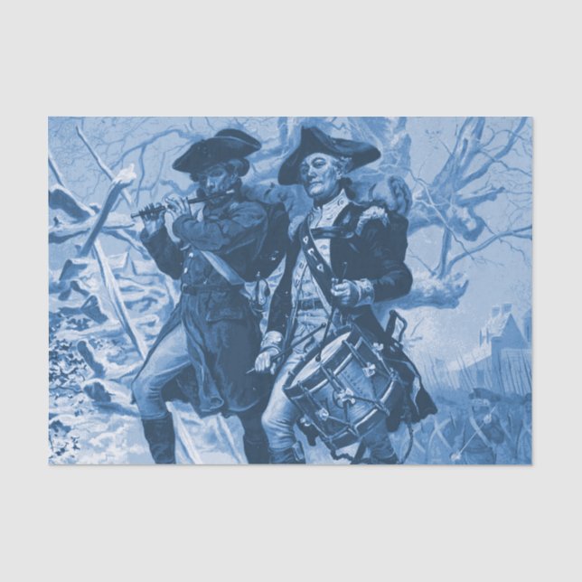 T-SHIRT Patrioten Seidenpapier (Vorderseite)