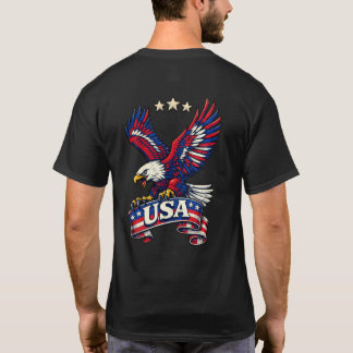 T-shirt Patriotic Bald Eagle USA