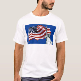 T-shirt Patriotic Basic masculin USA