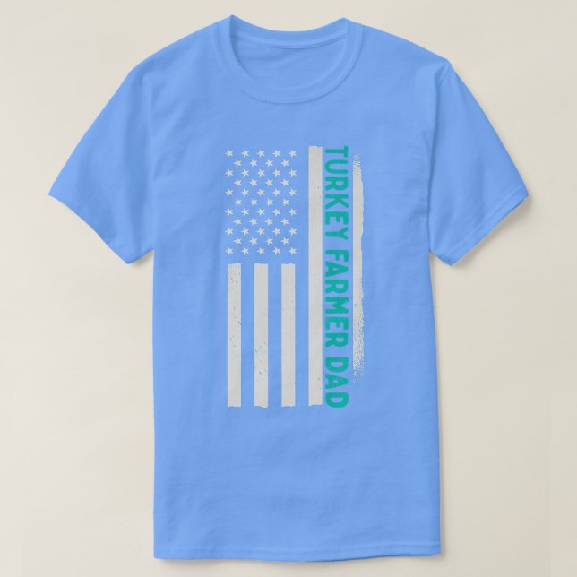 T-shirt Patriotic Farming Farm Agriculture Turkey Farmer D (Design devant)