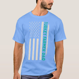 T-shirt Patriotic Farming Farm Agriculture Turkey Farmer D