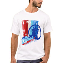 T-Shirt Patriotic Freedom Vibes USA