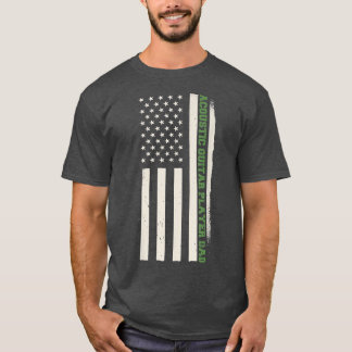 T-shirt Patriotic Guitarist Musician Acoustic Guitar Playe