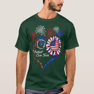 T-shirt Patriotic Patient Care Tech 4th Of July American F