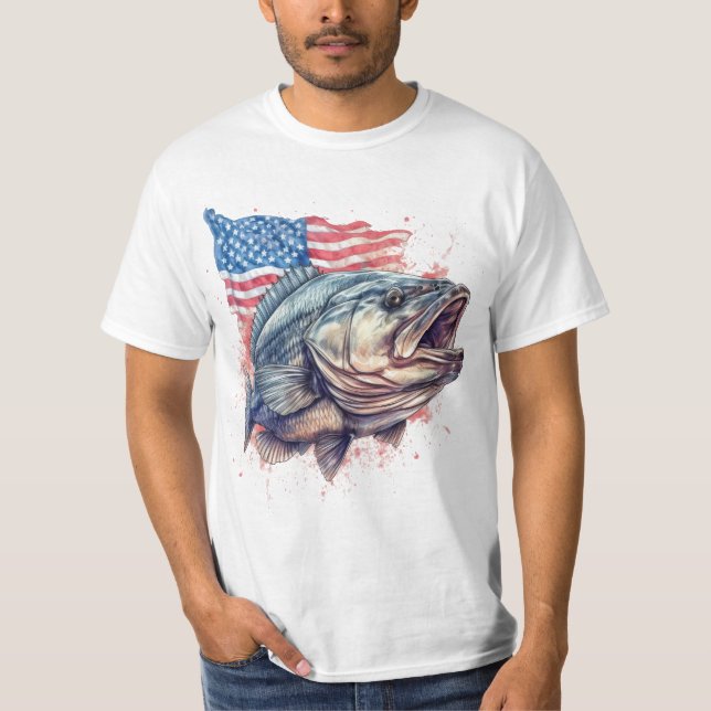 T-shirt Patriotique Américain (Devant)