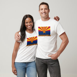 T-shirt Patriotique Arizona Tee, mode USA, Arizona Drapeau