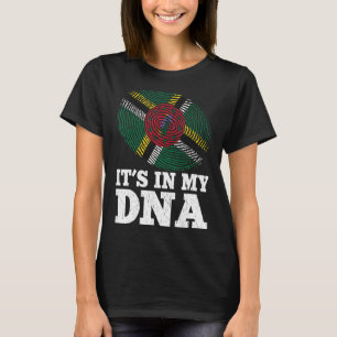 T-shirt Patriotique C'est dans mon ADN empreintes digitale