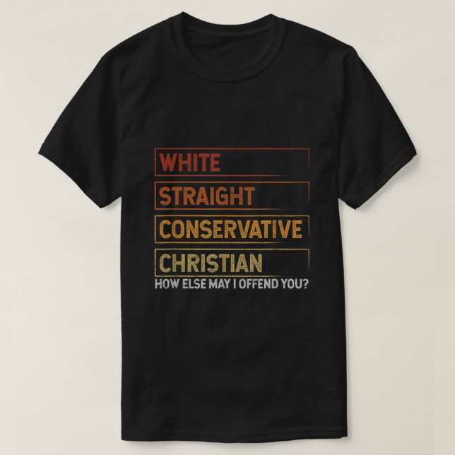 T-shirt Patriotique Chrétien Patriotique Conservateur De D (Design devant)