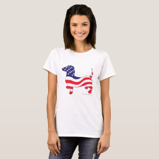 T-shirt Patriotique Dachshund