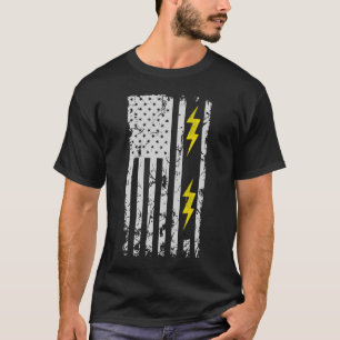 T-shirt patriotique de drapeau américain des