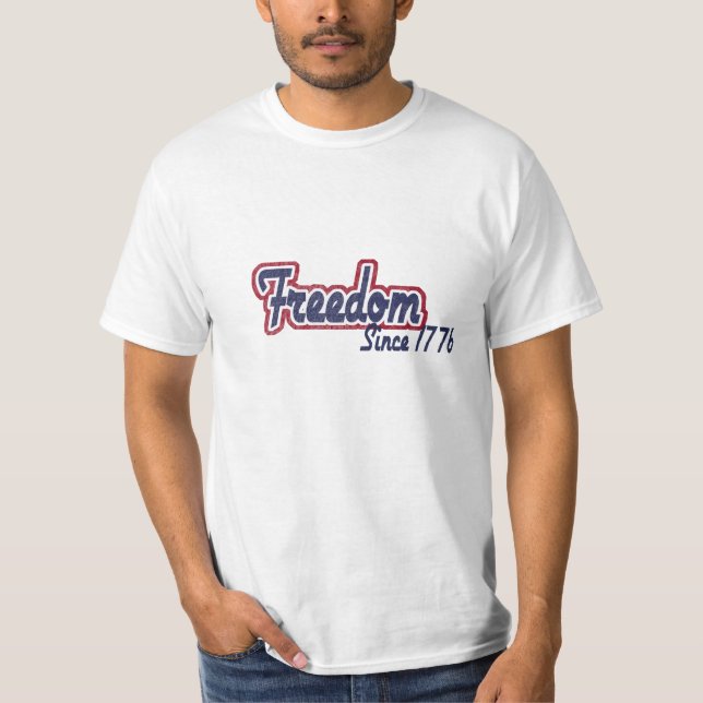 T-shirt patriotique de la liberté 1776 (Devant)