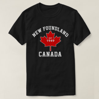 T-shirt patriotique de Terre-Neuve Canada Est.1949