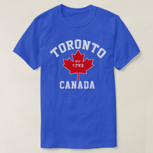 T-shirt patriotique de Toronto Canada Est.1793