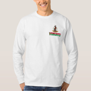 T-Shirt Patriotique Drapeau et Armoiries du Vanuat