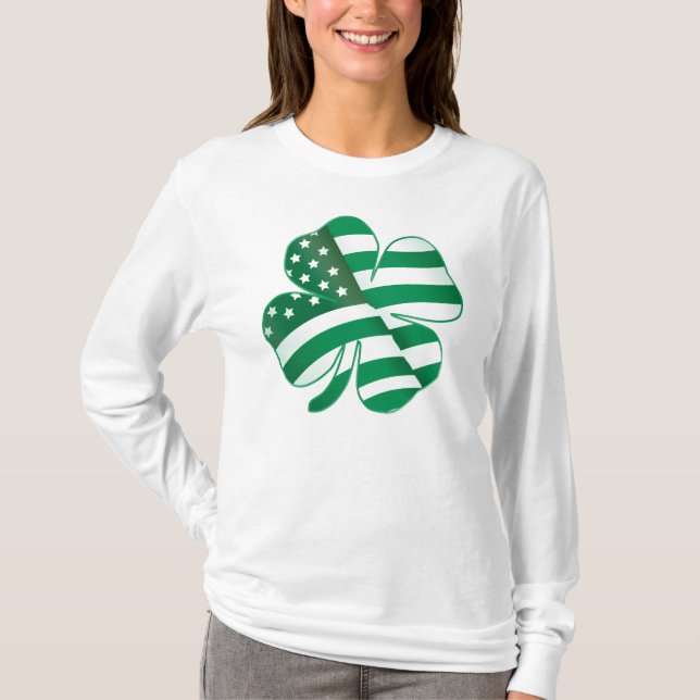 T-shirt patriotique du shamrock II (Devant)