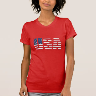 T-shirt patriotique féminin