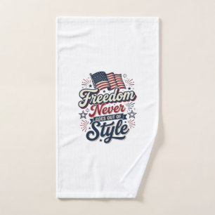 T-shirt patriotique Freedom Never Goes Out Of Styl