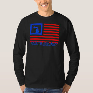 T-shirt Patriotique Michigan Upper Peninsula Great Lake St