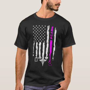 T-shirt Patriotique PCA USA Flag NurWeek 4 juillet