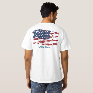 T-shirt patriotique personnalisé