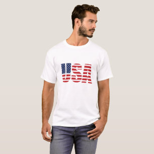 T-shirt patriotique pour hommes