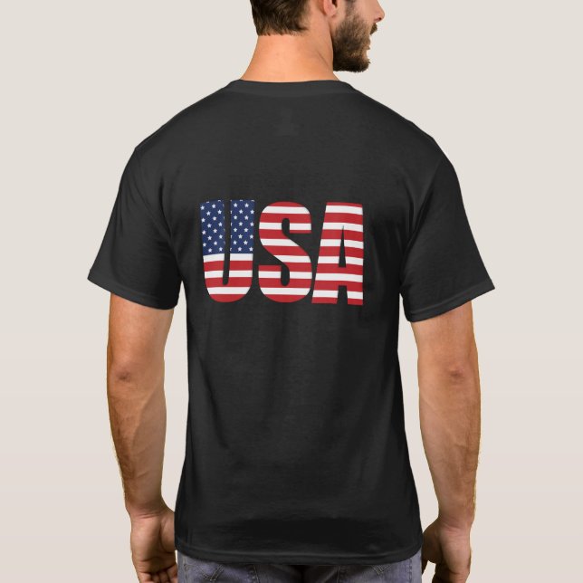 T-shirt patriotique pour hommes (Dos)