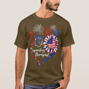 T-shirt Patriotique Respiratoire Thérapeutique Tournesol 4