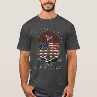 T-shirt patriotique USA 1776 
