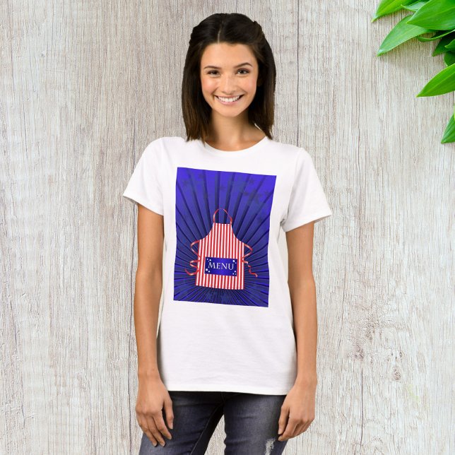 T-shirt Patriotique USA Chef Rouge Blanc Bleu BBQ Cuisine (Créateur téléchargé)