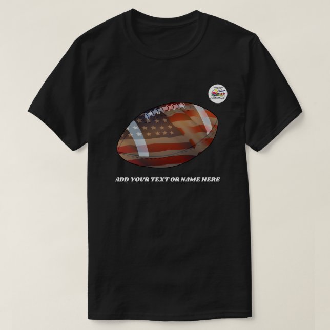 T-shirt Patriotisme du football (Design devant)