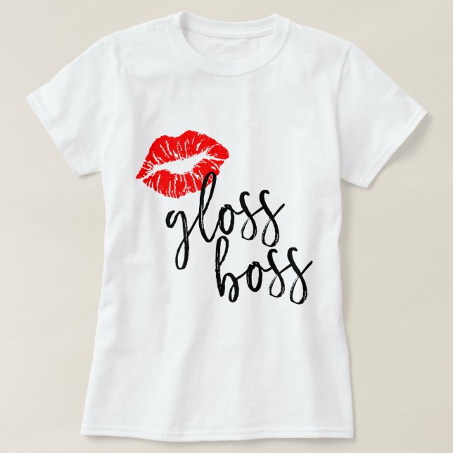 T-shirt Patron de lustre de LipSense (Design devant)